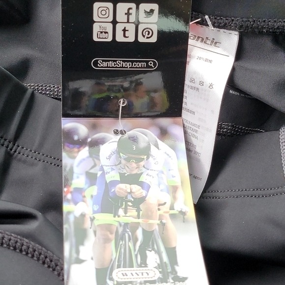 Santic Cycling Shorts Padded for Mens Bicycle Riding - Picture 6 of 10